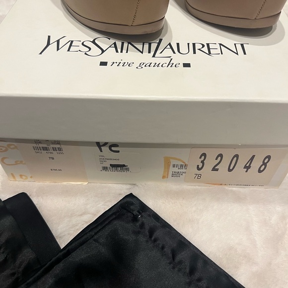 YSL beige leather tributes size 7 - Picture 5 of 5